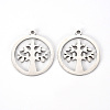 Non-Tarnish 201 Stainless Steel Pendants STAS-Q239-004-1