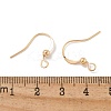 Brass Earring Hooks KK-H503-26G-3
