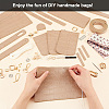 DIY Crocodile Pattern Shoulder Bags Making Kits DIY-WH0374-65B-3