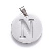 Non-Tarnish 201 Stainless Steel Pendants STAS-L221-33N-1