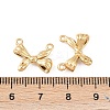 304 Stainless Steel Bowknot Charms STAS-D390-29G-3