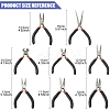 8Pcs 8 Styles Carbon Steel Wire Cutters PT-YW0002-02-3