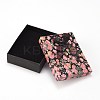 Flower Pattern Cardboard Jewelry Packaging Box X1-CBOX-L007-007A-2
