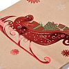 Christmas Theme Hot Stamping Rectangle Paper Bags X1-CARB-F011-02D-4