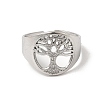 Non-Tarnish 304 Stainless Steel Open Cuff Rings for Women LS-RJEW-G291-03P-2