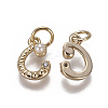 Brass Charms KK-L179-08C-G-2