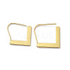 Brass Arrow Dangle Earrings for Women EJEW-P215-03G-1