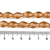 Transparent Glass Beads Strands EGLA-N013-T8mm-D21-4