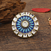 Bohemian Vintage Ethnic Alloy Rhinestone Finger Rings QX0525-3-1