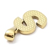 Ion Plating(IP) 316L Surgical Stainless Steel Pendants STAS-Q247-01G-19-3