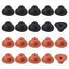 20Pcs 2 Colors Silicone Beads SIL-CA0004-54-1