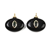 Natural Black Onyx(Dyed & Heated) Pendants LS-KK-B157-42H-10-1