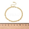 Brass Link Cable Chain Bracelet for Women BJEW-A065-06G-5