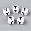 Opaque Acrylic Beads SACR-N020-04A-T-1