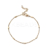 Ion Plating(IP) 304 Stainless Steel Satellite Chain Bracelets for Men Women STAS-B039-12G-1