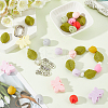Food Grade Eco-Friendly Silicone Butterfly & Flower Bracelet Pendant Decoration Making Kit DIY-SC0024-85-4