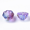 Two Tone Transparent Spray Painted Glass Beads LS-X-GLAA-N035-06A-G01-3