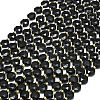 Natural Black Obsidian Beads Strands G-C116-A48-02-2