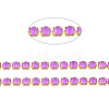 Brass Rhinestone Strass Chains CHC-N017-003B-C09-3