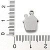 Anti-Tarnish 304 Stainless Steel Charms STAS-M084-01D-P-3