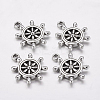 Tibetan Style Alloy Pendants TIBEP-A122979-AS-FF-1