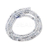 Natural Aquamarine Beads Strands G-F509-10-3mm-5