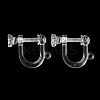 Resin Clip-on Earring Findings LS-X1-FIND-H046-04-2