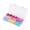 1035Pcs 18 Style Opaque Acrylic Beads MACR-FS0001-09-4