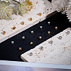 20Pcs 2 Colors 304 Stainless Steel Micro Pave Clear Cubic Zirconia Ear Nuts EJEW-BBC0001-68-4