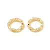 Brass Clear Cubic Zirconia Bead Frame KK-D375-33G-01-1