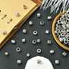 100Pcs 10 Styles Tibetan Style Alloy European Beads FIND-CJ0003-72-5