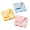 30Pcs 3 Colors Microfiber Double-Sided Velvet Cloth AJEW-TA0001-85-2