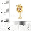 Brass Micro Pave Cubic Zirconia Pendants KK-G522-55G-3