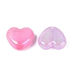 Luminous Opaque UV Plating Acrylic Beads OACR-Q204-20-3