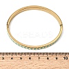304 Stainless Steel Enamel Hinged Bangles BJEW-D408-35G-3