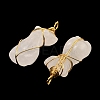 Natural Quartz Crystal Pendants G-K338-30G-08-2