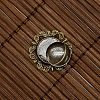 12mm Clear Domed Glass Cabochon Cover for Flower DIY Photo Brass Cabochon Making DIY-X0113-AB-NF-3
