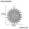 304 Stainless Steel Pendants STAS-OY010-27P-2