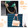 6Pcs 3 Styles Iron Glass with Enamel Butterfly Bag Extension Chains FIND-FH0016-70-6