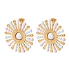 304 Stainless Steel Stud Earrings EJEW-T054-14G-2