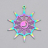 Ion Plating(IP) 201 Stainless Steel Pendants LS-STAS-S105-LA503-1