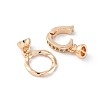 Brass Micro Pave Cubic Zirconia Peg Bails KK-D360-05G-2