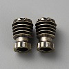 Brass EDC European Beads KK-WH0081-63AB-1