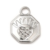304 Stainless Steel Pendant Rhinestone Settings STAS-P312-06P-1