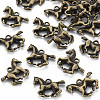 Tibetan Style Alloy Pendants TIBEP-T002-07AB-NR-2