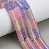 Dyed Natural Malaysia Jade Beads Strands G-C285-B01-01A-1