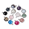 Natural & Synthetic Mixed Stone Pendants G-T144-72M-1