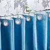 12Pcs Butterfly Acrylic with Iron Shower Curtain Rings for Bathroom HJEW-NB00293-4