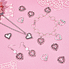 150Pcs 3 Style Tibetan Style Alloy Pendants TIBE-CA0001-19-4