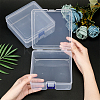 Polypropylene(PP) Storage Containers Box Case CON-WH0073-63-3
